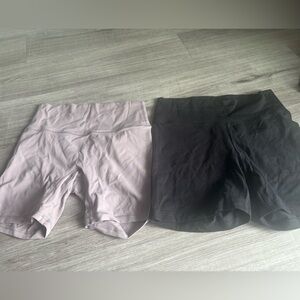 2 pairs of  Biker Shorts- size M/6